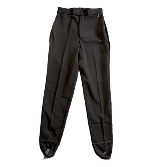 Schoeller of Switzerland Pants - Schoeller Roffe 91 Women’s 8 Regular Classic 90’s Stirrup Black Ski Jett Pant
